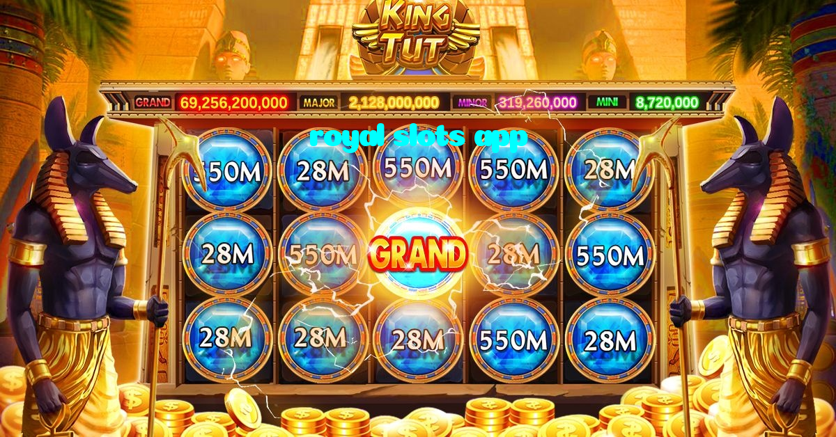 royal slots app casino presented on mobile device in Pakistan with slots and live games